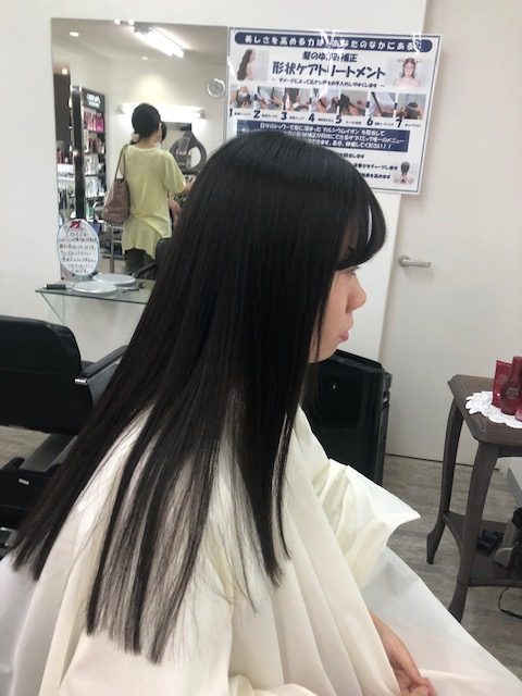 来年の成人式迄 髪の長さは キープです Ioka Beauty Shop Tomio