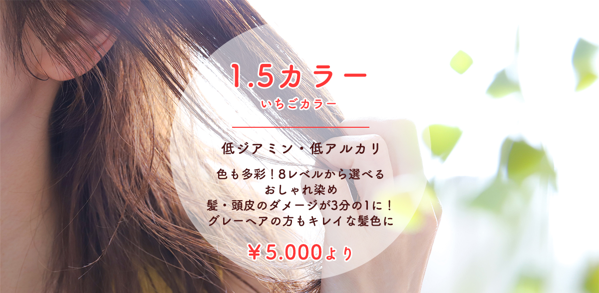 イオカビューティショップ　いちごカラー　5,000円より